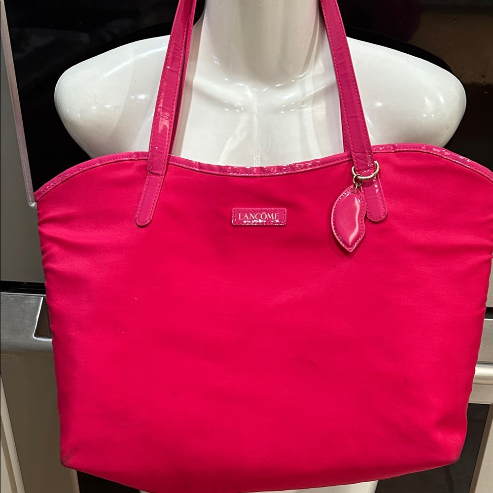 Lancome Fuchsia Tote Bag